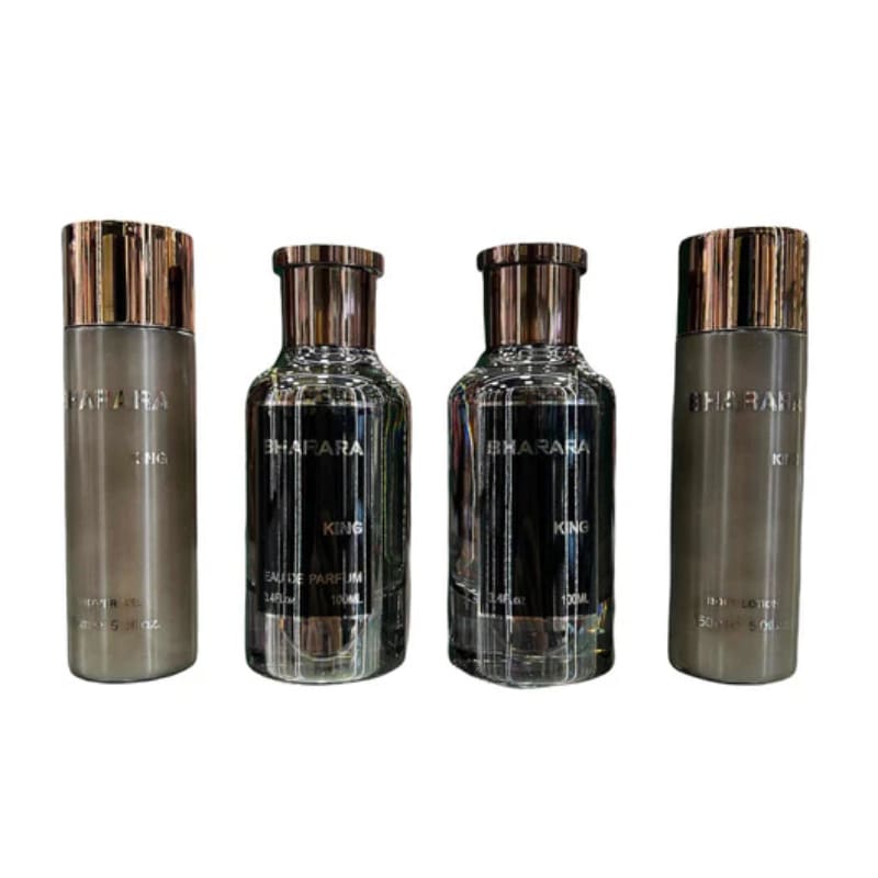 Bharara Estuche King edp 100ml+150ml B/L+100ml A/S+150ml S/G Hombre - Perfumisimo