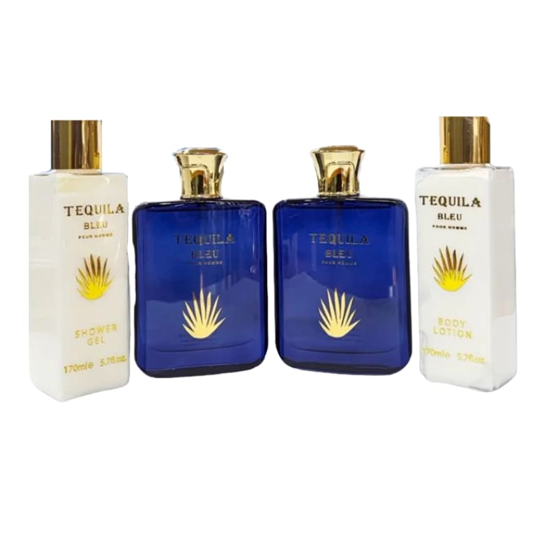 Bharara Estuche Tequila Bleu edp 100ml + 170ml S/G + 100ml A/S + 170ml B/L - Bharara - Default Title - Perfumisimo