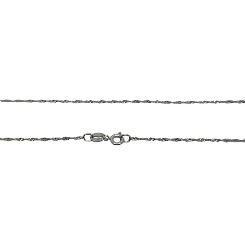 Cadena rodinada singapur italiana 45cm - Metalli - Default Title - Perfumisimo