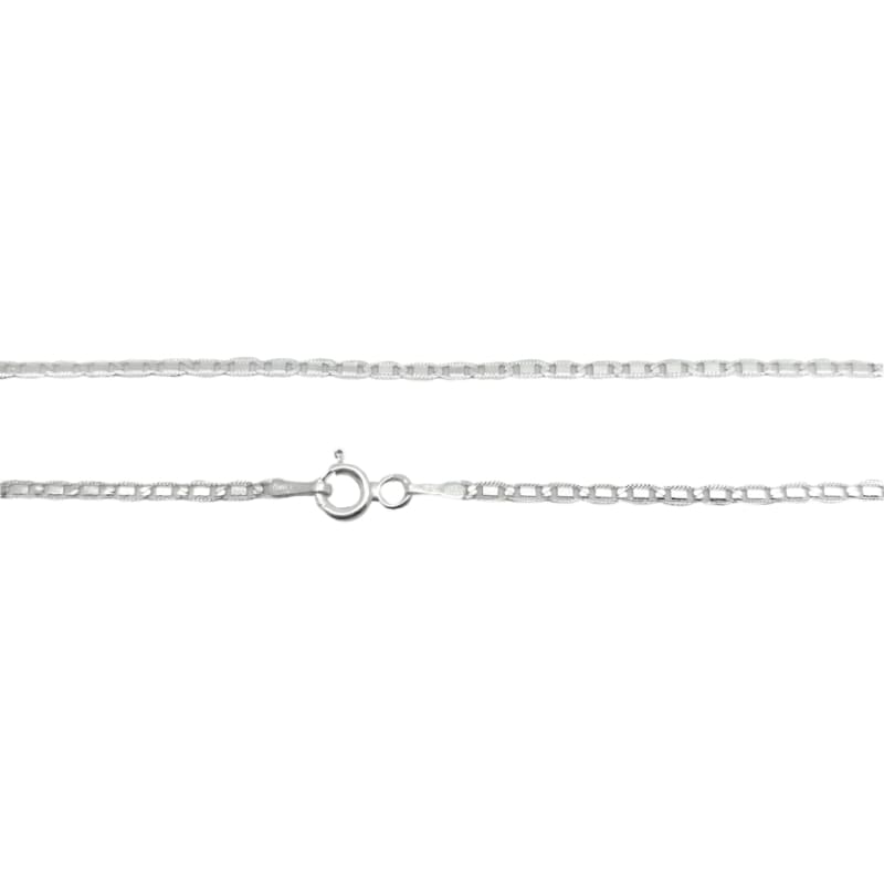 Cadena valentino diamantada 3 de 1 Plata Italiana 925 035 45cm - Metalli - Default Title - Perfumisimo
