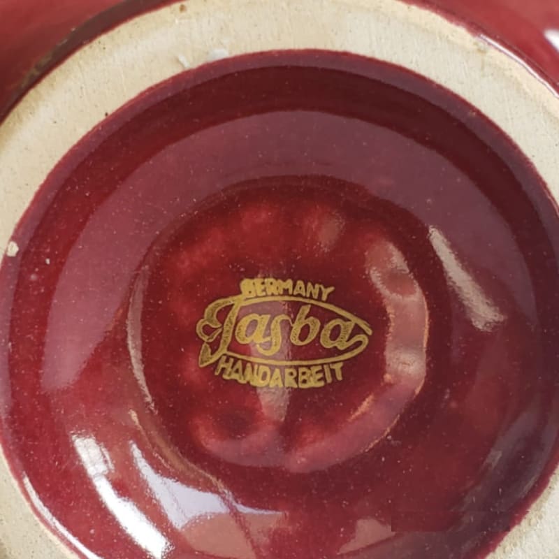 Canasto rojo para decoración alemán - Vintage - Default Title - Perfumisimo