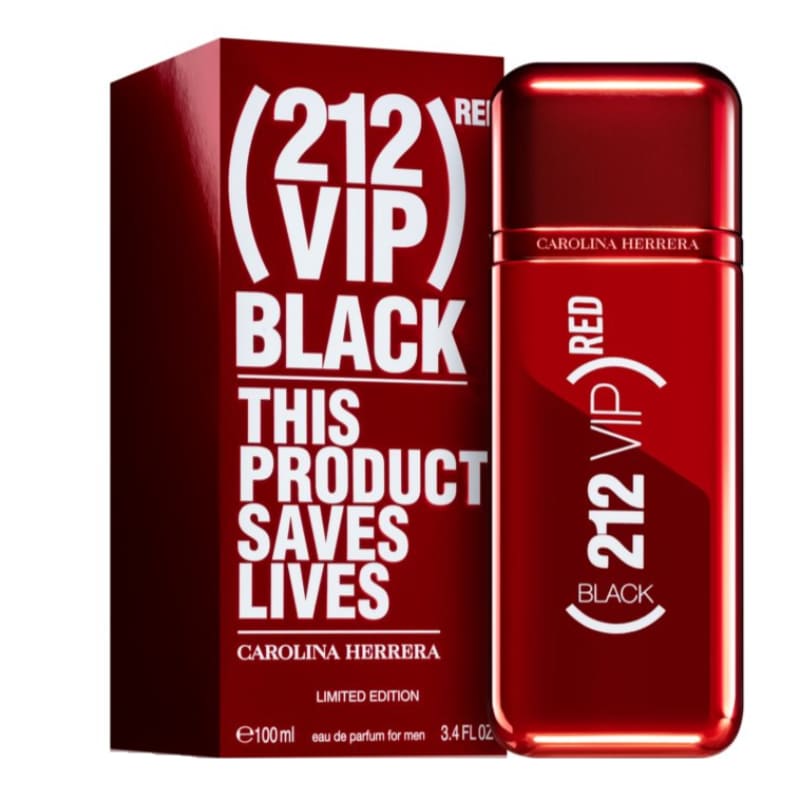 Carolina Herrera 212 Vip Black Red edp 100ml Hombre - Perfumisimo