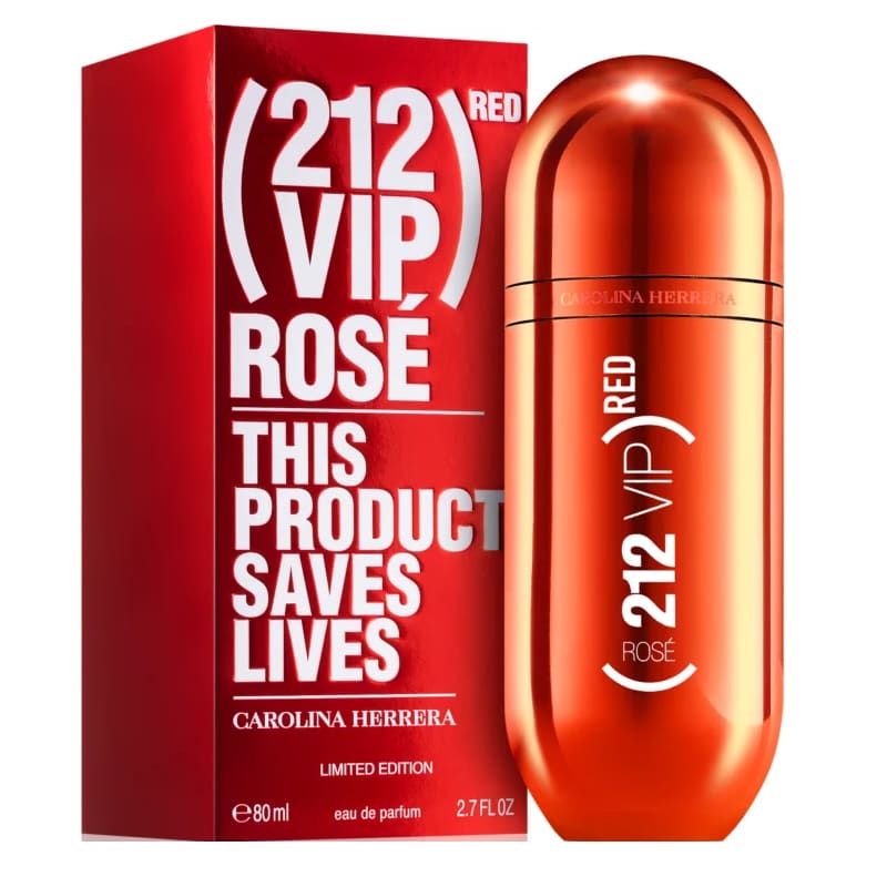 Carolina Herrera 212 Vip Rose Red edp 80ml Mujer - Perfumisimo