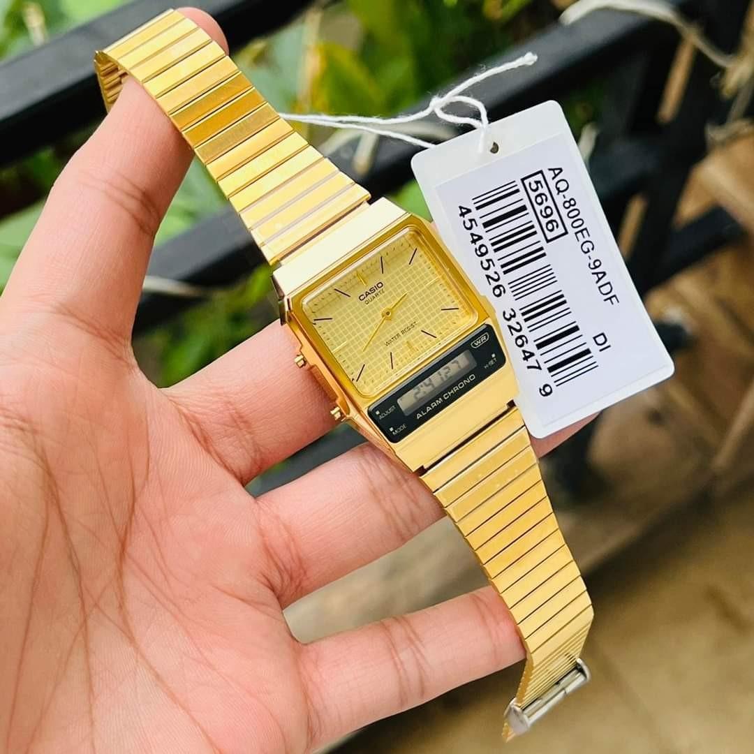 Reloj Casio AQ-800EG-9A Unisex - Análogo Digital