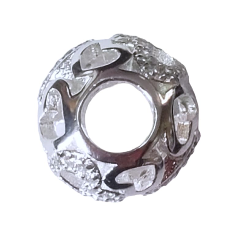 Charm corazones con piedras Plata Italiana 925 - Metalli - Default Title - Perfumisimo