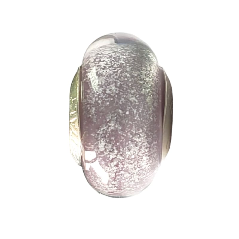 Charm cristal Murano lila y Plata Italiana 925 - Perfumisimo