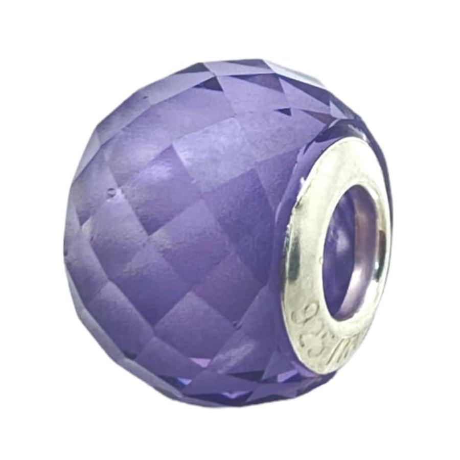 Charm esfera de cristales murano lila Plata Italiana 925 - Metalli - Default Title - Perfumisimo