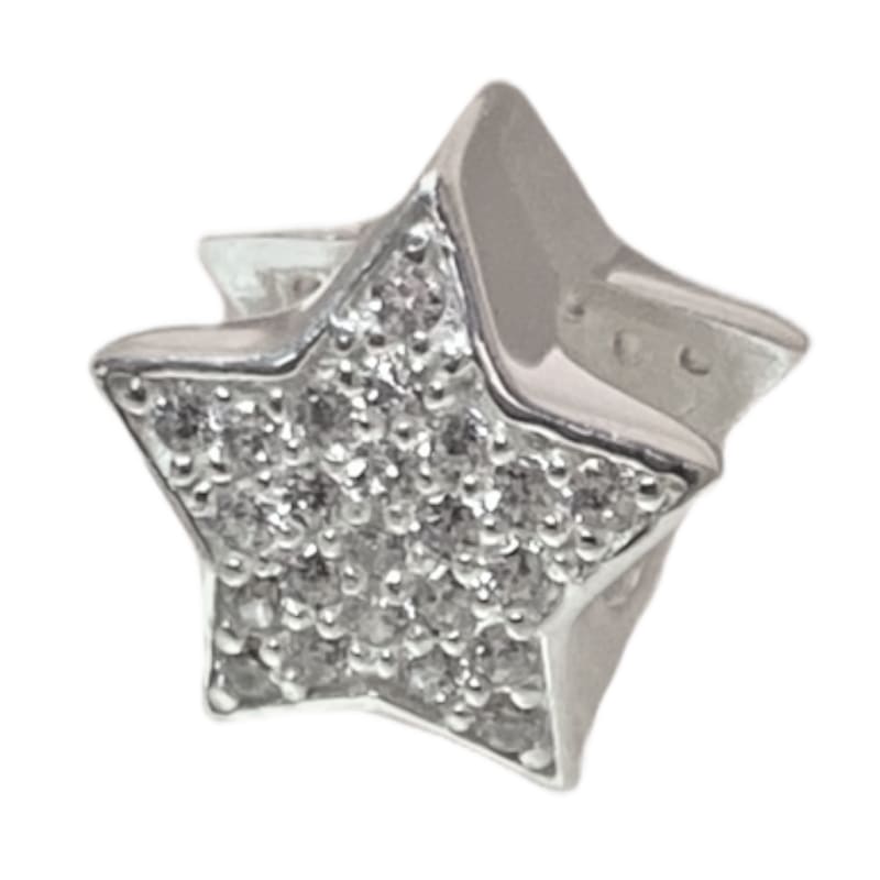 Charm Estrella con piedras Plata Italiana 925 - Perfumisimo