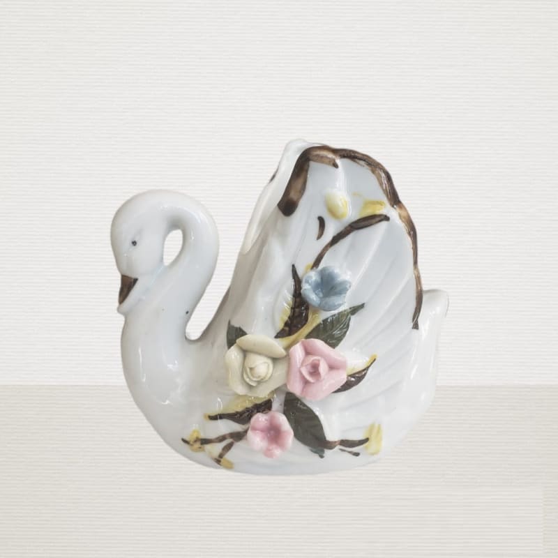 Cisne con flores en ala - Vintage - Default Title - Perfumisimo