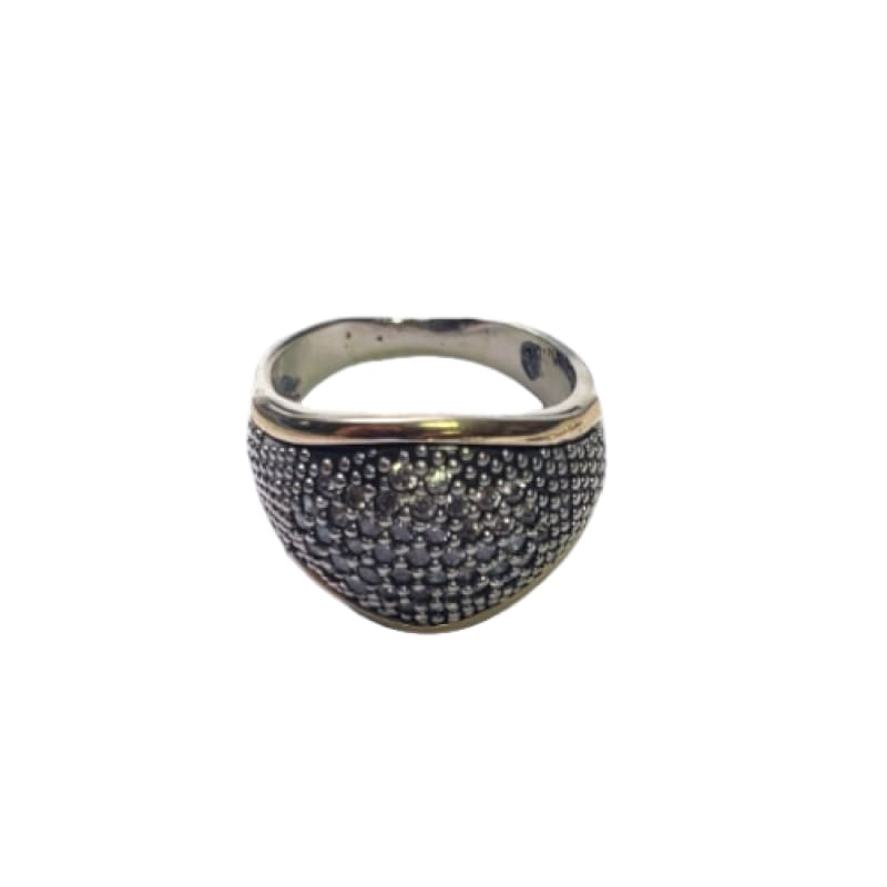 Conjunto Aros, Dije y Anillo Plata, oro y piedras - Perfumisimo