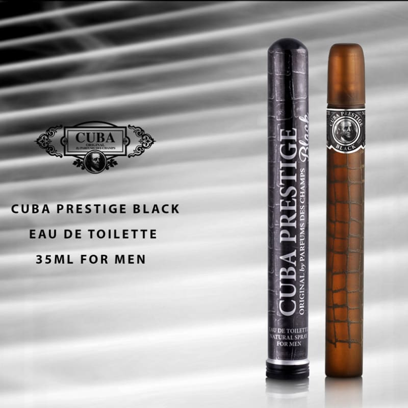 Cuba Prestige Black for Men edt 35ml Hombre - Perfumisimo