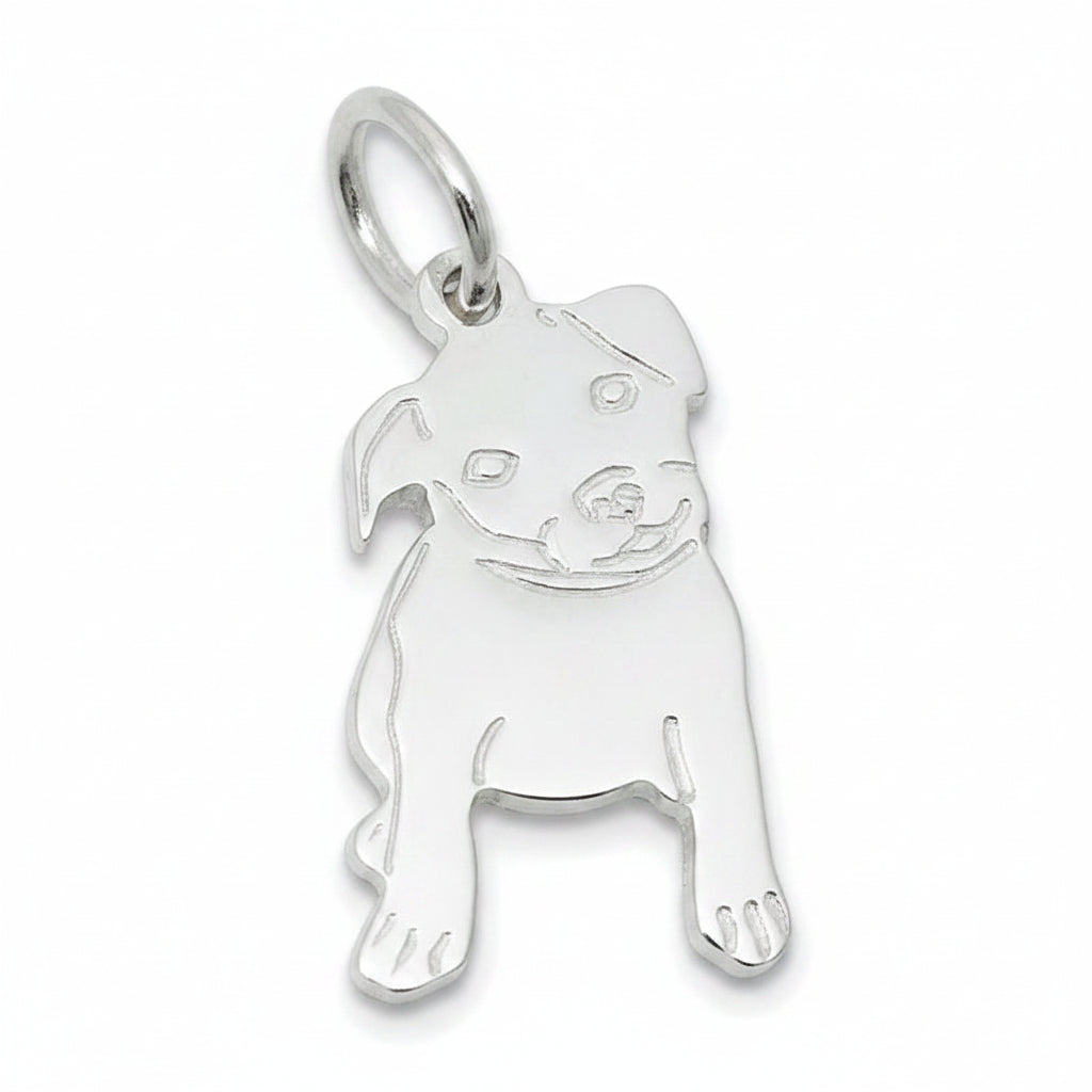 Dije plano perro Plata Italiana 925 - Metalli - Default Title - Perfumisimo