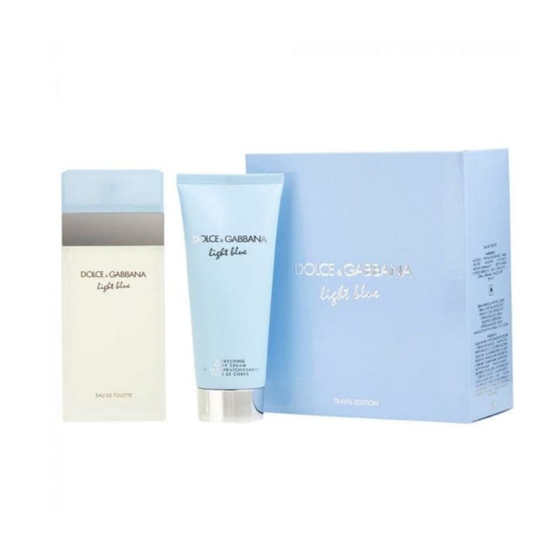 Dolce & Gbbana Light Blue Travel Edition Set edt 100ml+75ml b/l Mujer