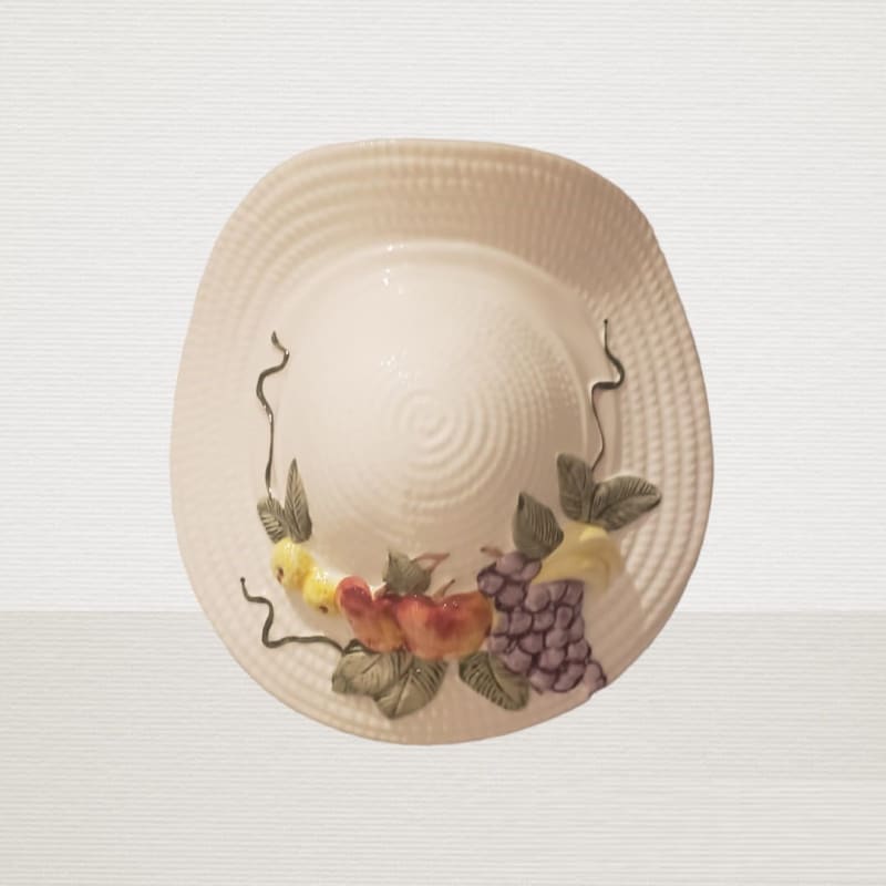 Florero interior de pared, diseño sombrero con flores - Vintage - Default Title - Perfumisimo
