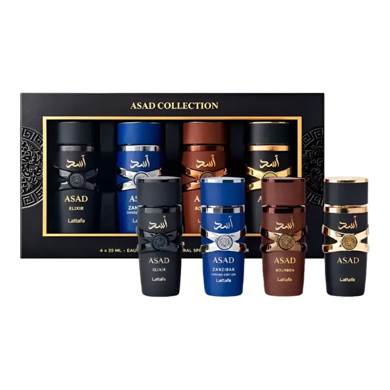 Lattafa Asad Collection Set EDP 4x25ml Hombre
