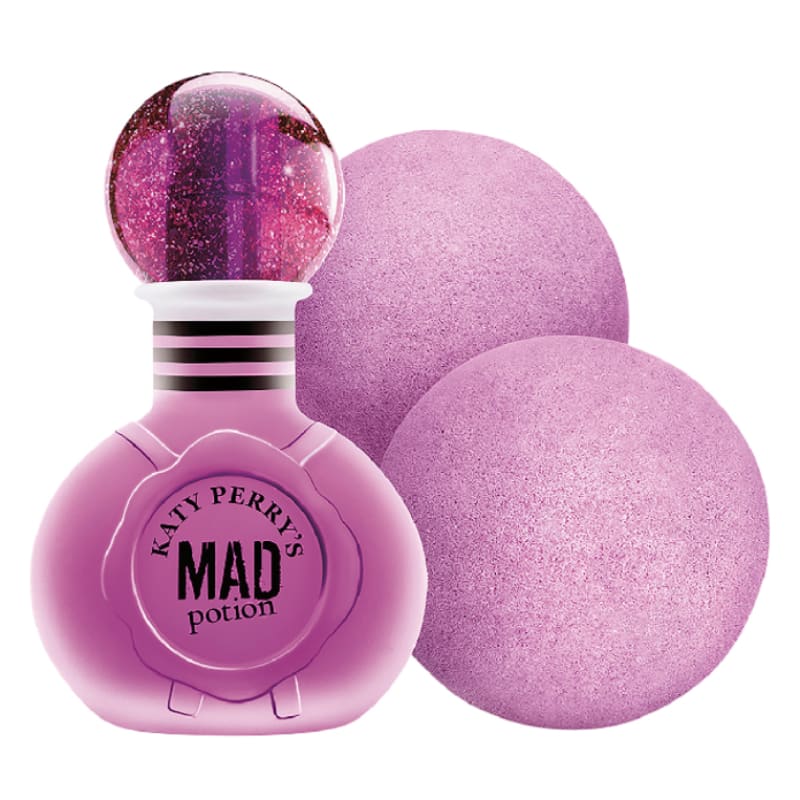 Katy Perry Estuche Mad Potion edp 30Ml+2x100G Bombas de Baño Mujer