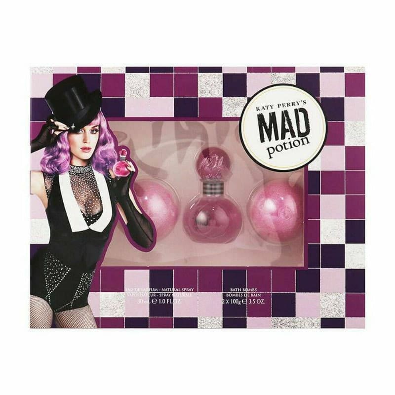 Katy Perry Estuche Mad Potion edp 30Ml+2x100G Bombas de Baño Mujer