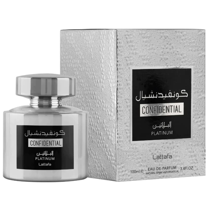 Lattafa Confidential Platinum edp 100ml UNISEX