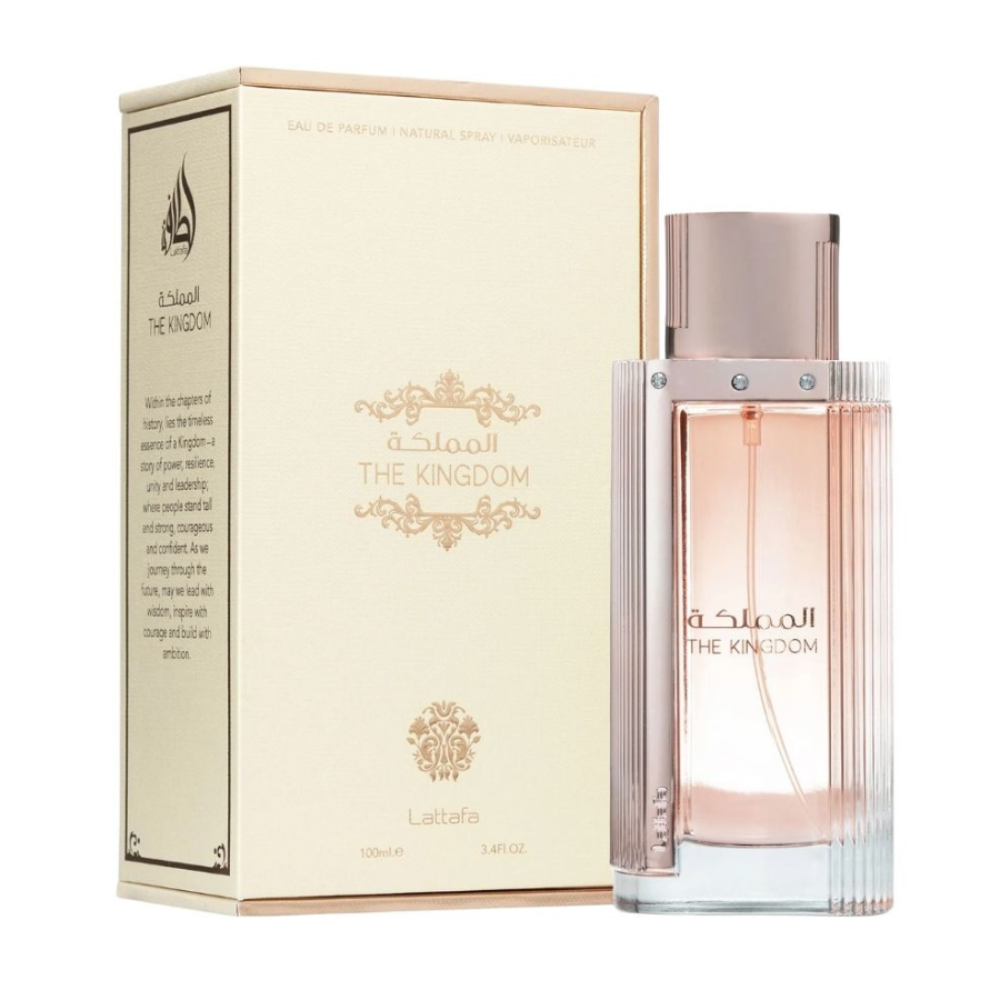 Lattafa The Kingdom EDP 100ml Mujer (Inspirado en The Wedding Silk Santal de Kayali)