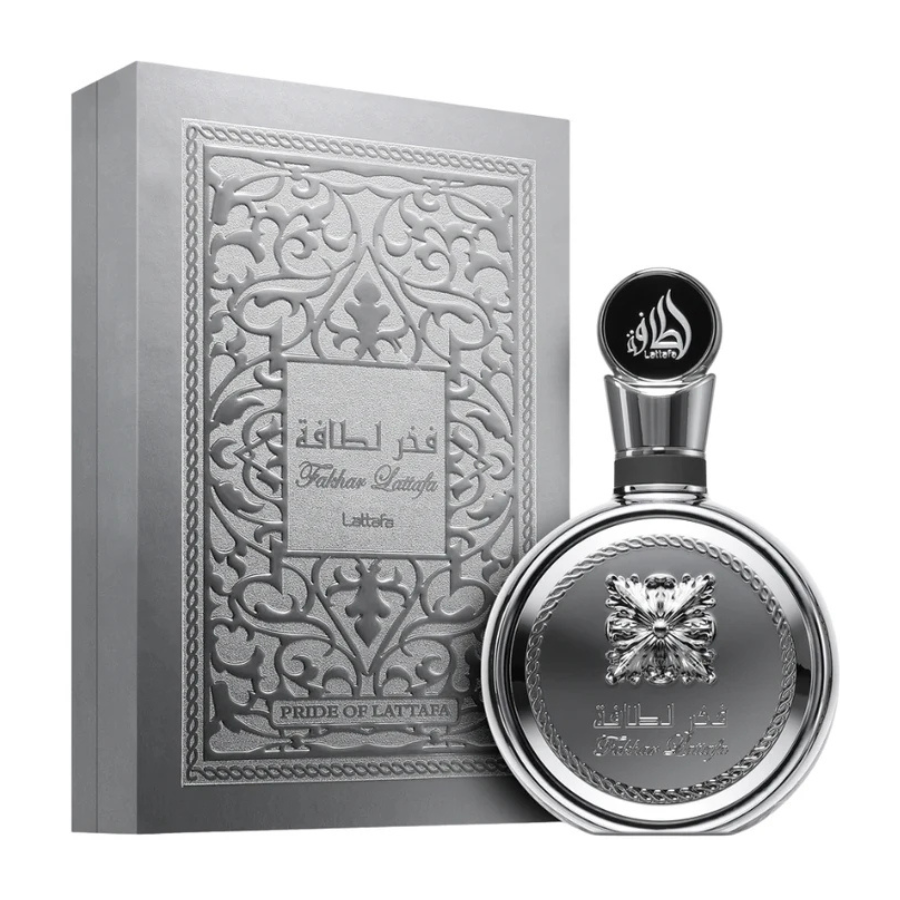 Lattafa Fakhar Platin EDP 100ml Unisex (Inspirado en Y Elixir de Yves Saint Laurent)