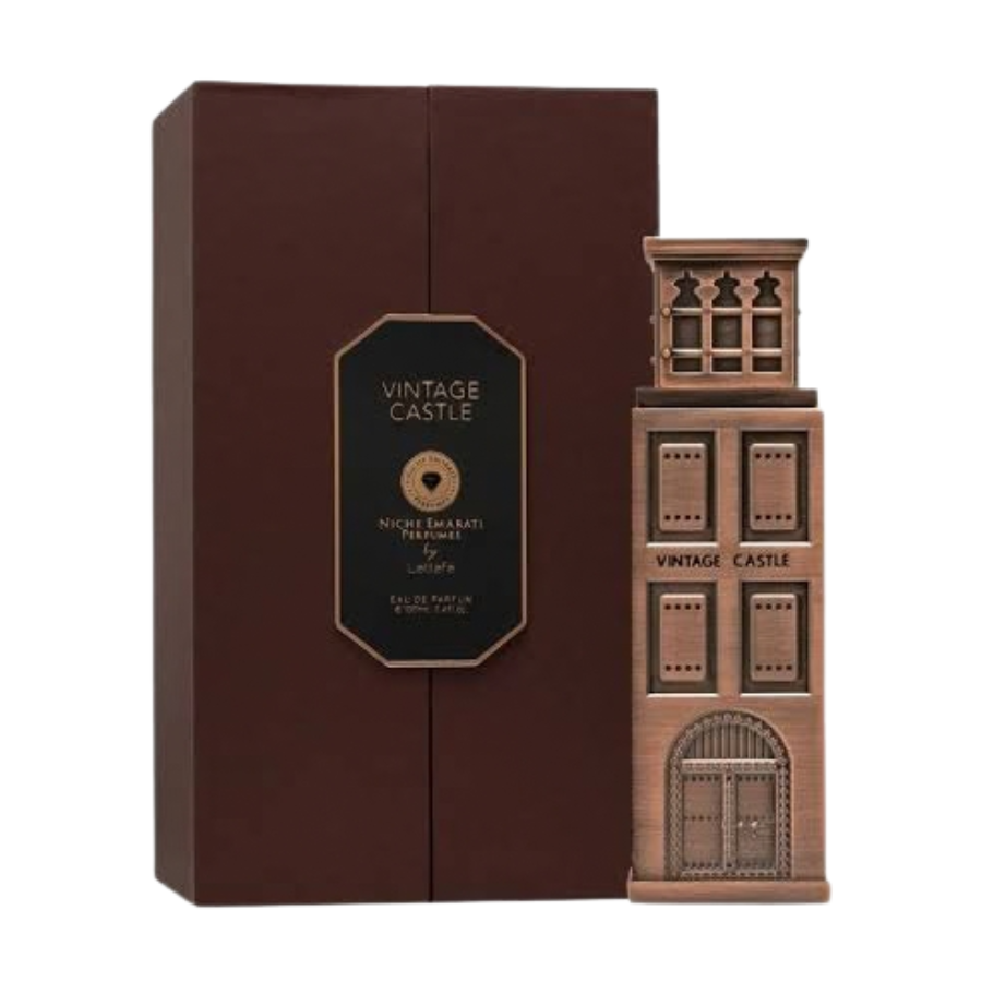 Lattafa Vintage Castle Niche Emarati edp 100ml UNISEX (Inspirado en Sole Patchouli Vertus)