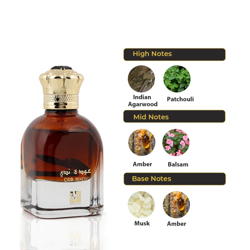 Nusuk Oud Hindi edp 90ml UNISEX - Nusuk - Default Title - Perfumisimo