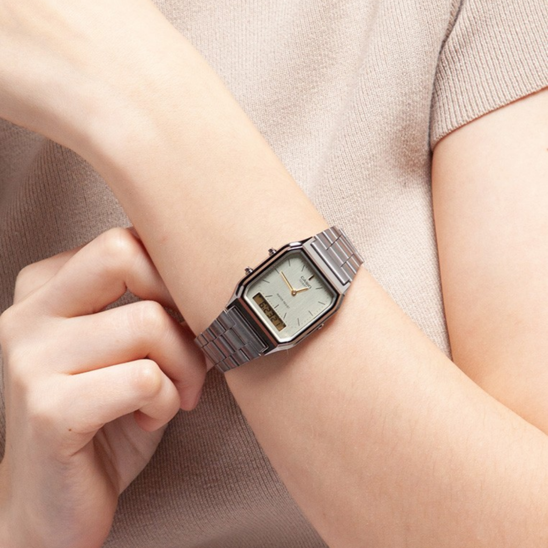 Reloj Casio AQ-230GG-9A Unisex  - Análogo Digital