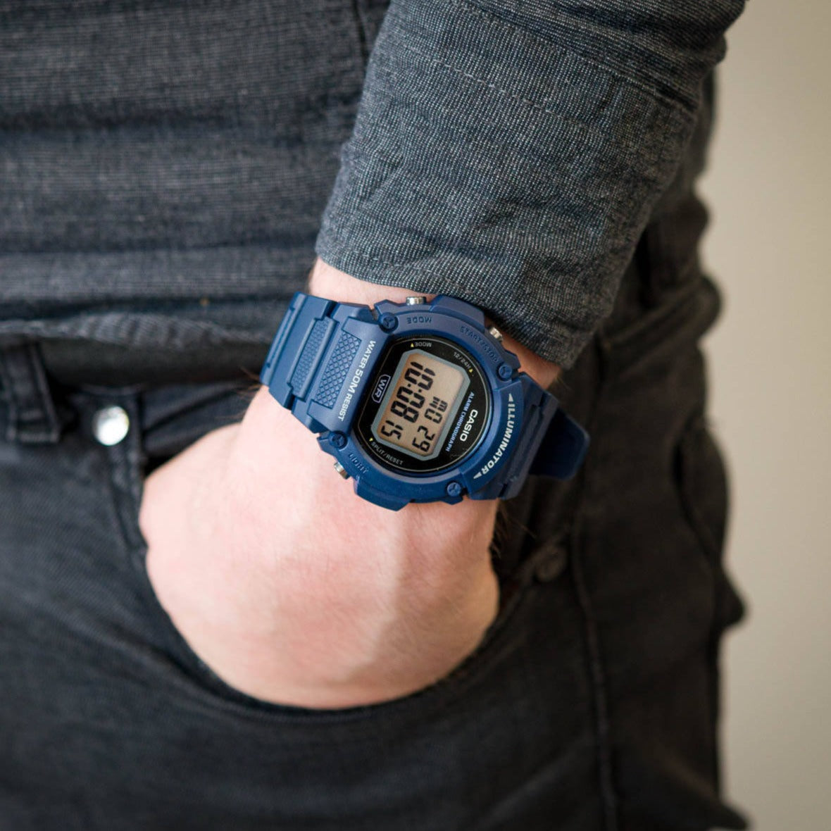 Reloj Casio W-219H-2AV Unisex - Digital - Relojeando Default Title Casio Reloj Reloj Casio W-219H-2AV Unisex - Digital