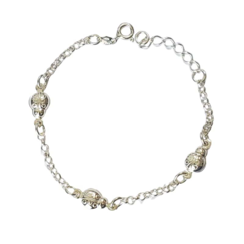 Pulsera mariquitas, 19cm plata 925 - Metalli - Default Title - Perfumisimo