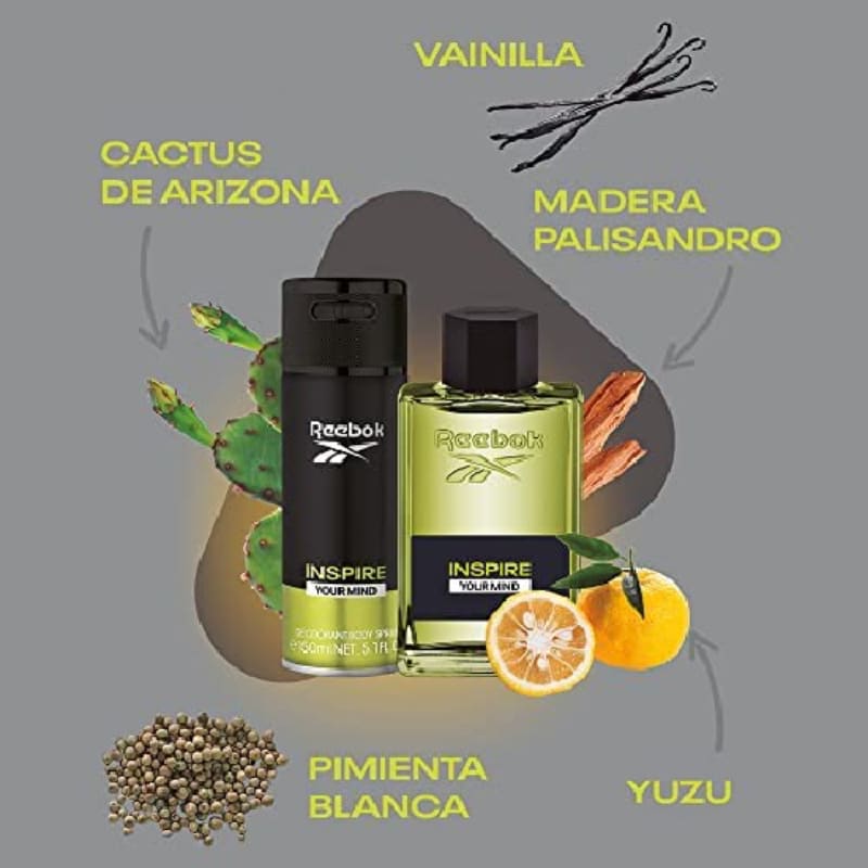 Reebok Inspire Your Mind Estuche edt 100ml Hombre - Reebok - Default Title - Perfumisimo