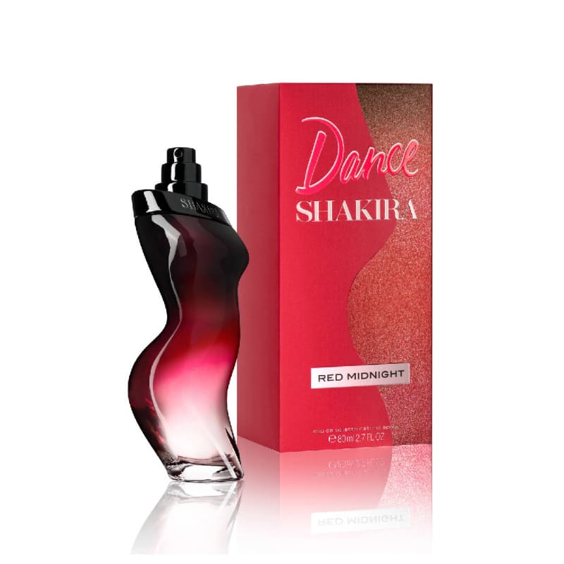 Shakira Dance Red Midnight edt 80ml Mujer TESTER - Perfumisimo