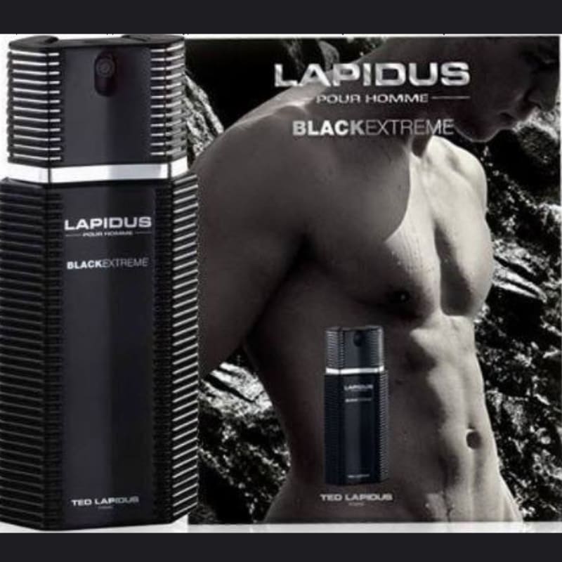 Lapidus black extreme pour homme eau de toilette 100 ml. TED