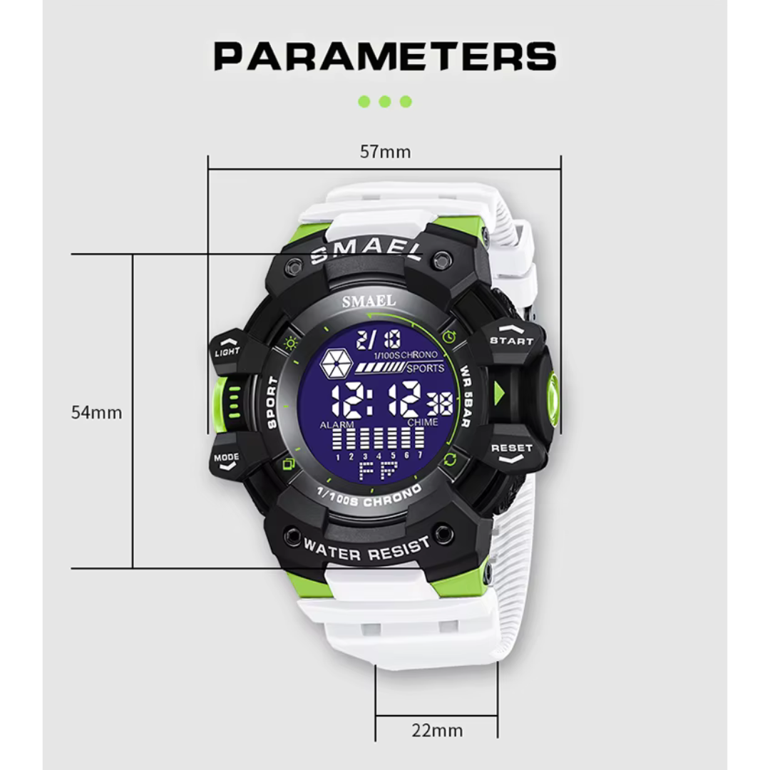 Reloj Smael Deportivo SM8050 Hombre - Digital
