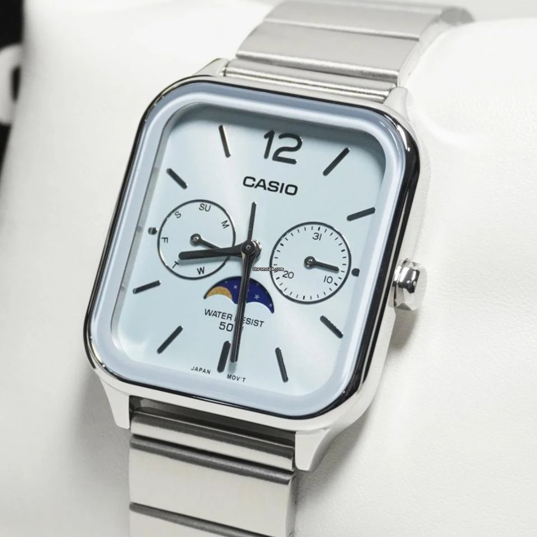 Reloj Casio Moonphase MTP-M305D-2AV Hombre - Análogo