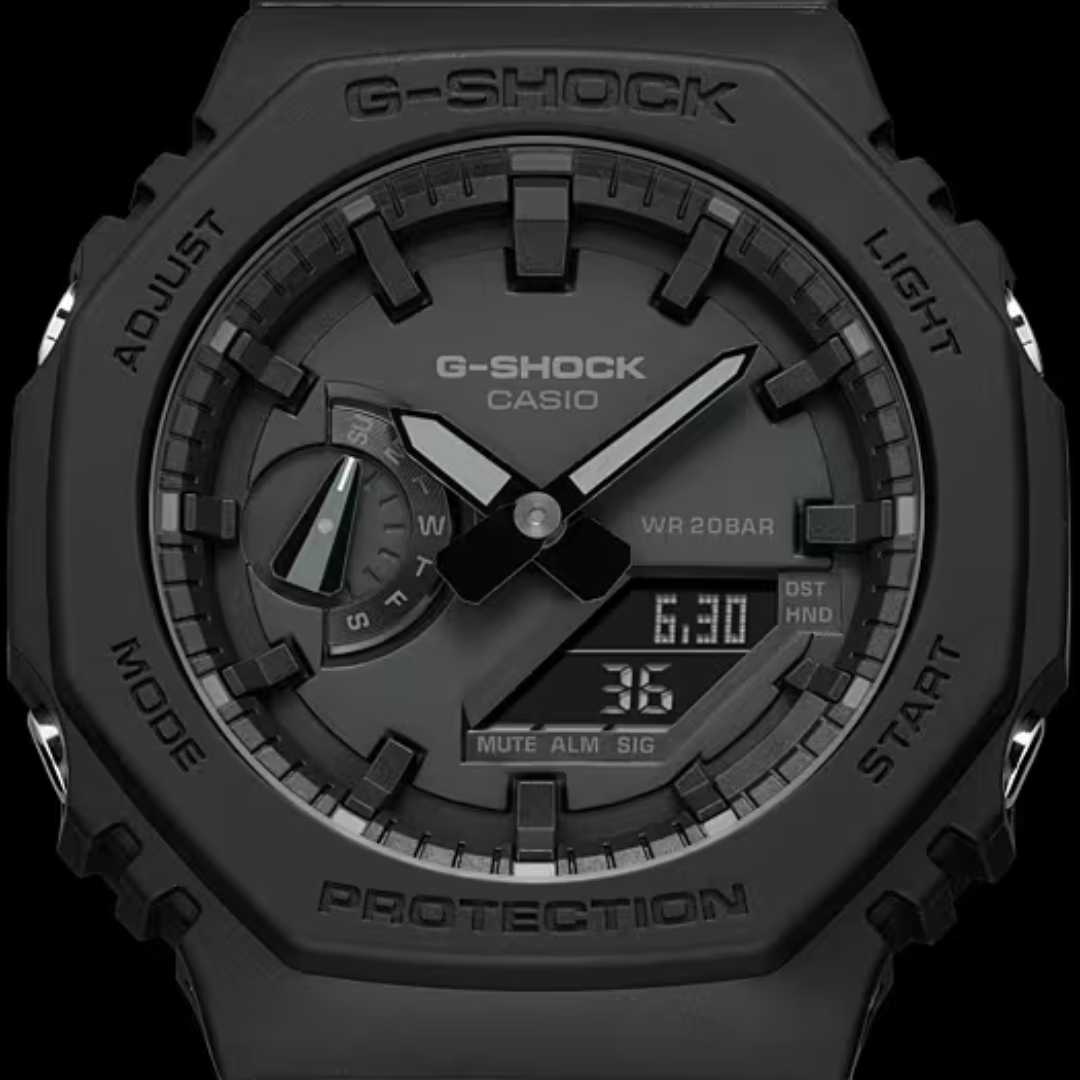 Reloj G-Shock Royal Oak Black Edition GA-2100-1A1DR - Análogo Digital