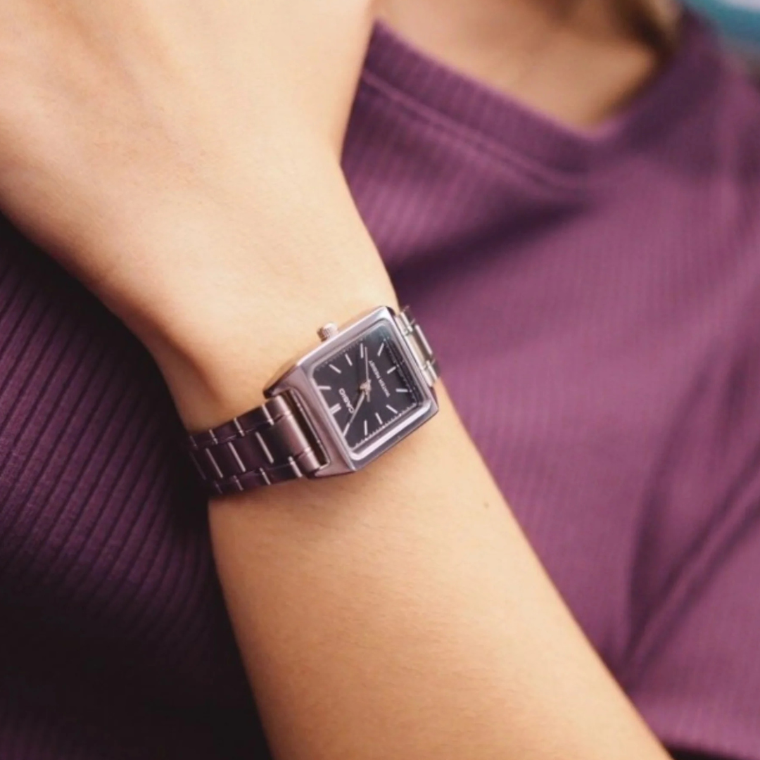 Reloj Casio Tank LTP-V007D-1E Mujer - Análogo