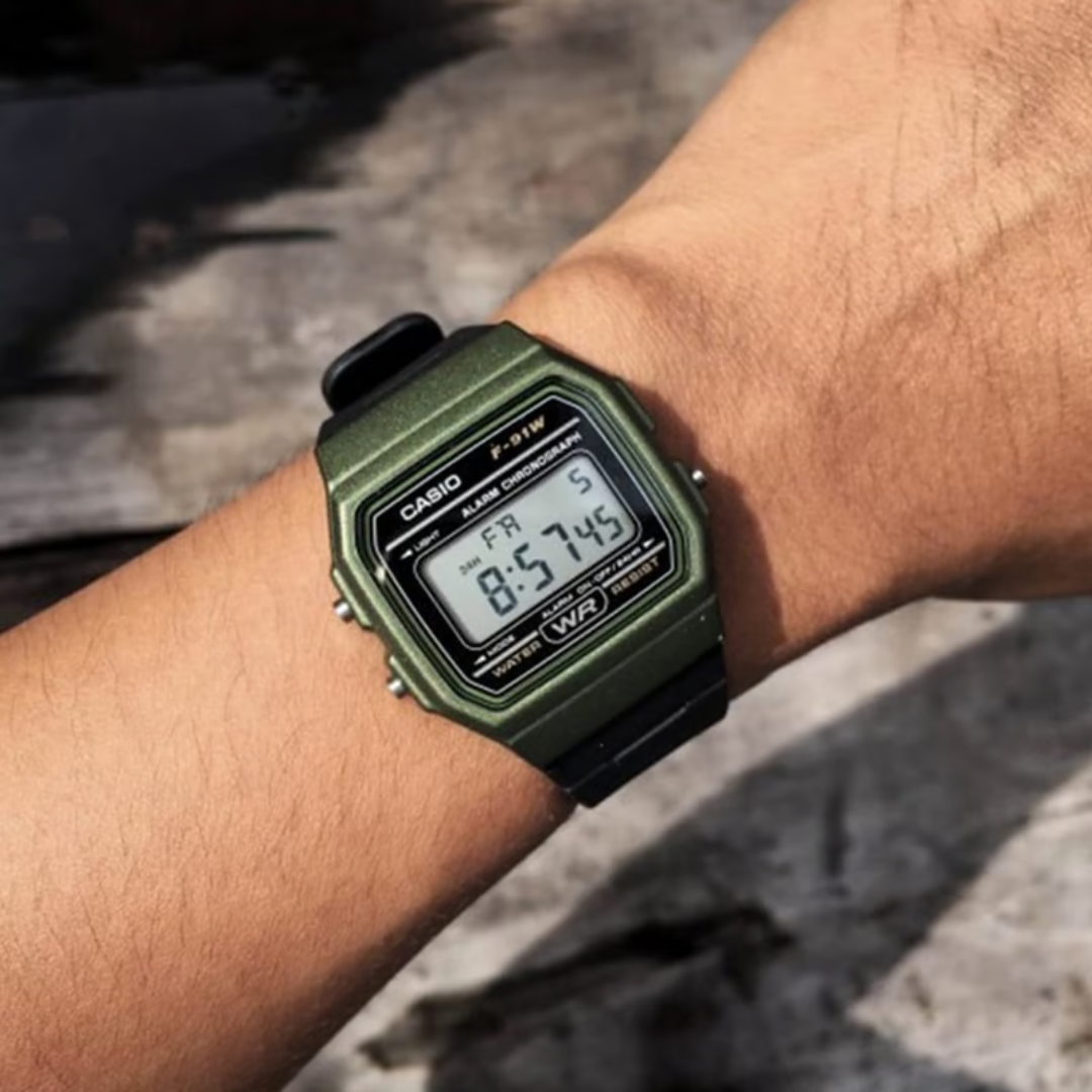 Reloj Casio Vintage F-91WM-3A Unisex - Digital