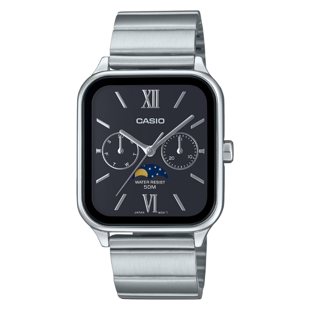 Reloj Casio Moonphase MTP-M305D-1A2V Unisex - Análogo