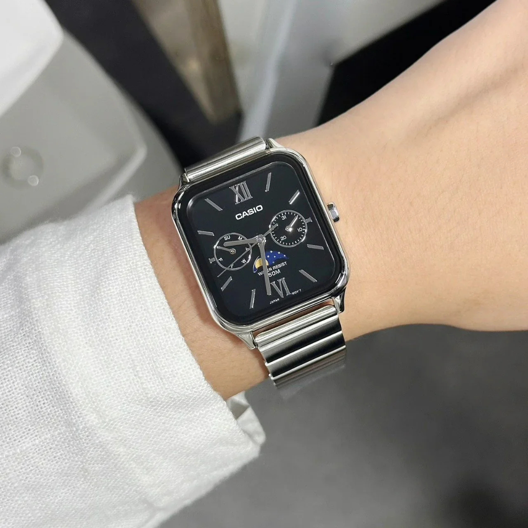 Reloj Casio Moonphase MTP-M305D-1A2V Hombre - Análogo