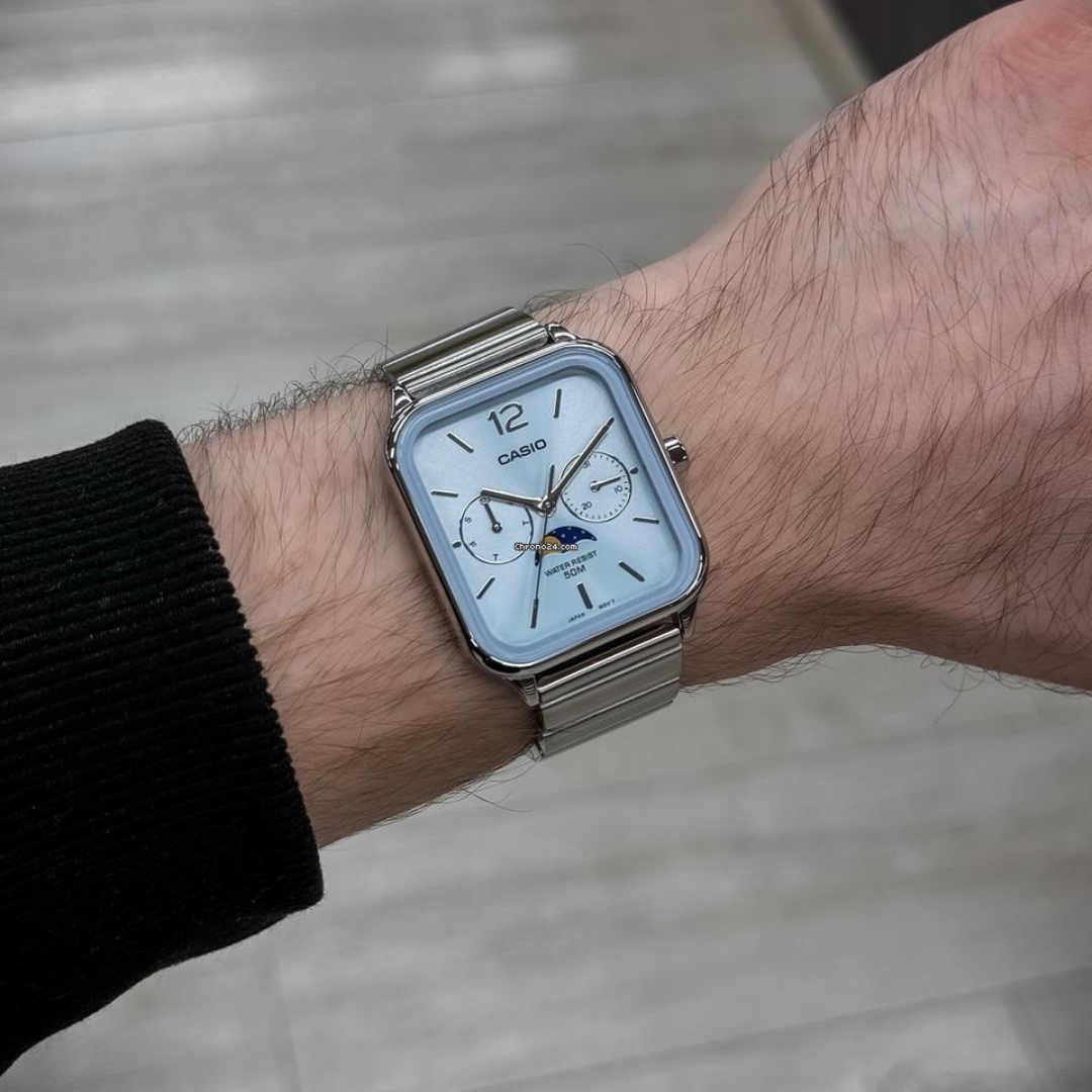 Reloj Casio Moonphase MTP-M305D-2AV Hombre - Análogo