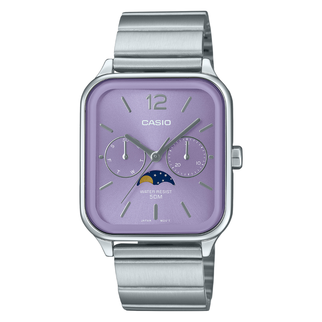 Reloj Casio Moonphase MTP-M305D-6AV Hombre - Análogo