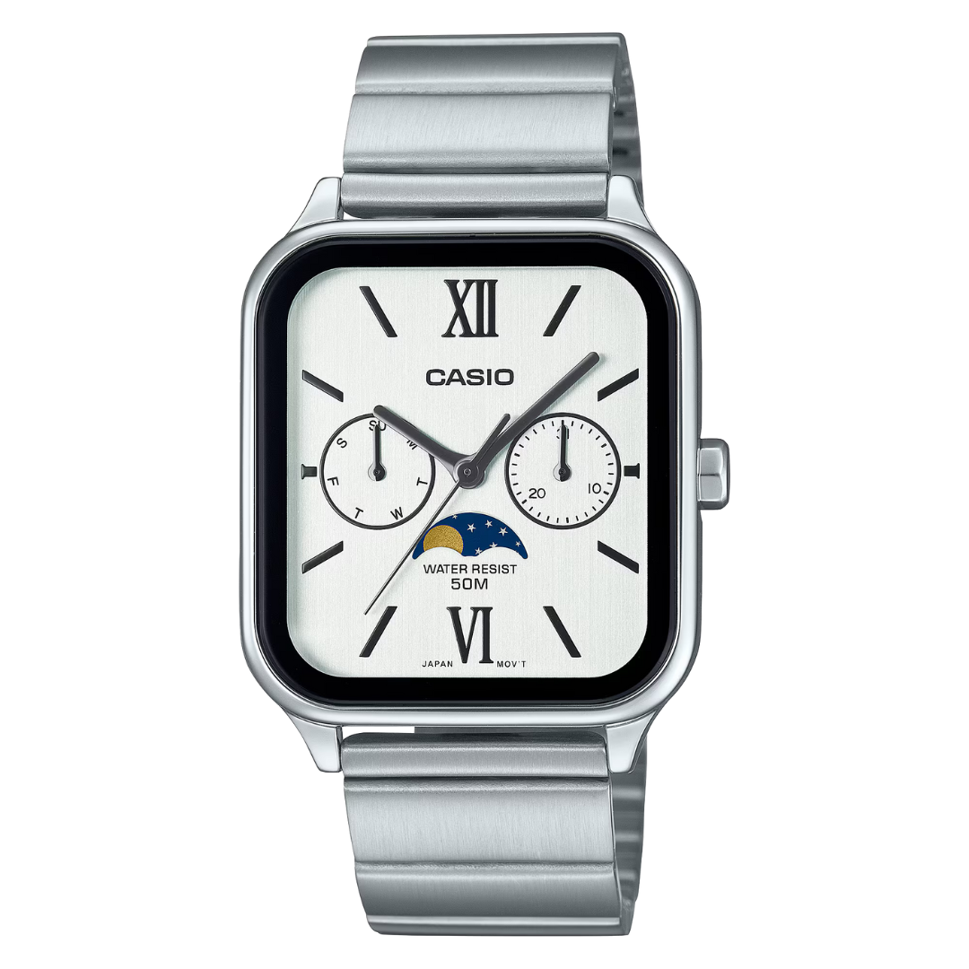 Reloj Casio Moonphase MTP-M305D-7A2V Hombre - Análogo