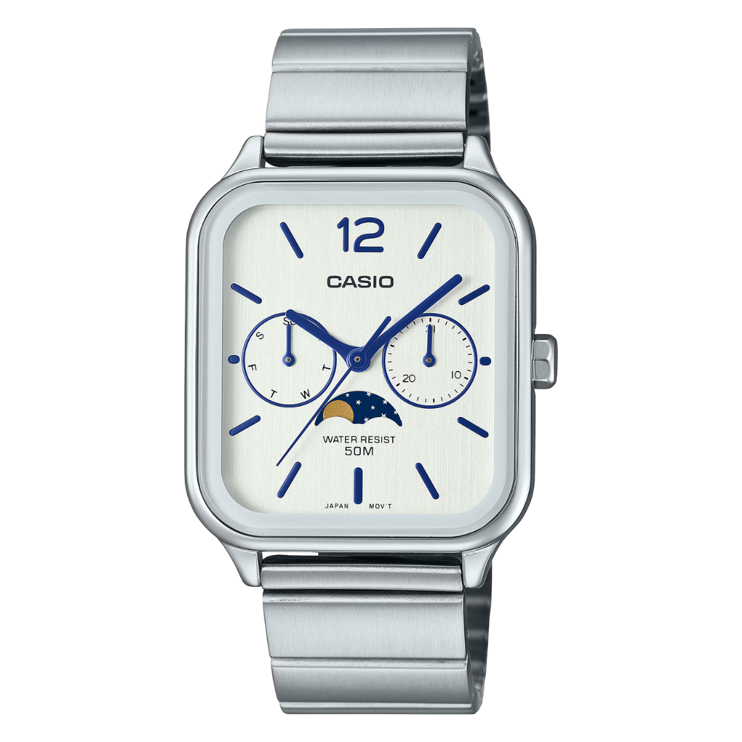 Reloj Casio Moonphase MTP-M305D-7AV Unisex - Análogo - Relojeando Default Title Casio Reloj Reloj Casio Moonphase MTP-M305D-7AV Unisex - Análogo