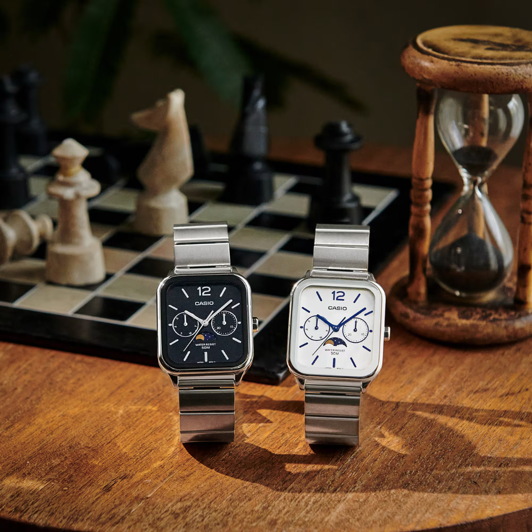 Reloj Casio Moonphase MTP-M305D-7AV Hombre - Análogo