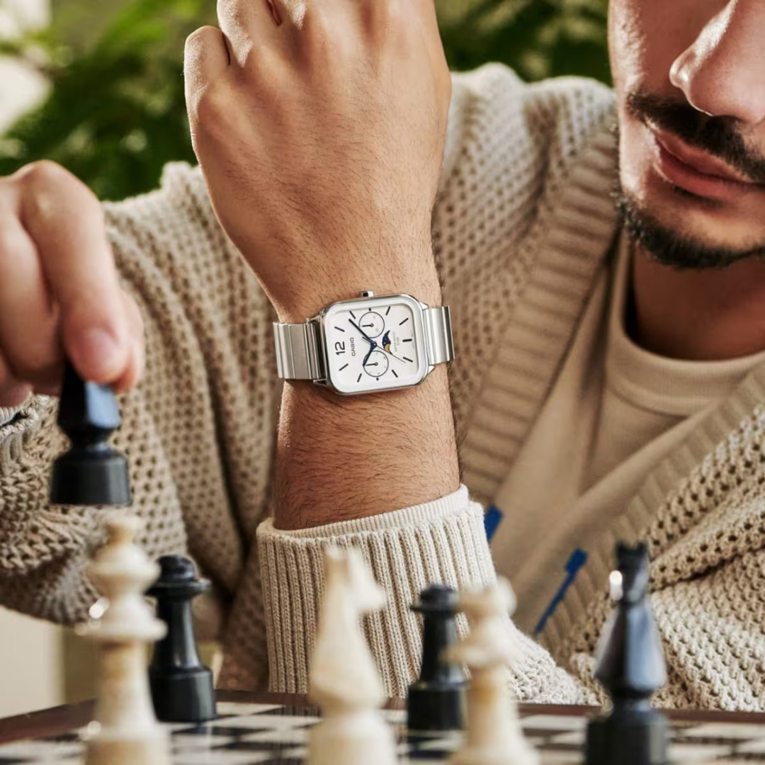 Reloj Casio Moonphase MTP-M305D-7AV Hombre - Análogo
