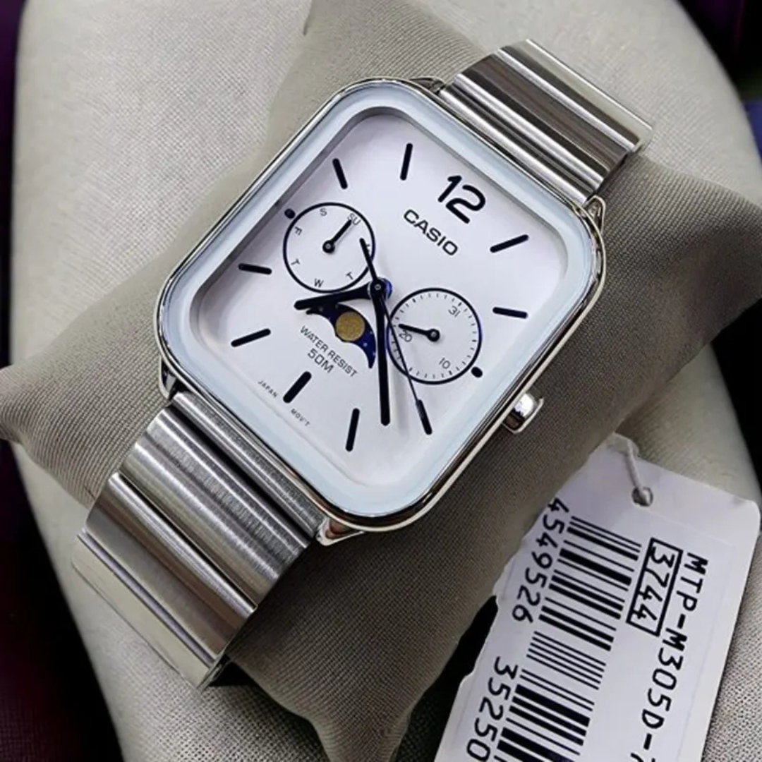 Reloj Casio Moonphase MTP-M305D-7AV Hombre - Análogo