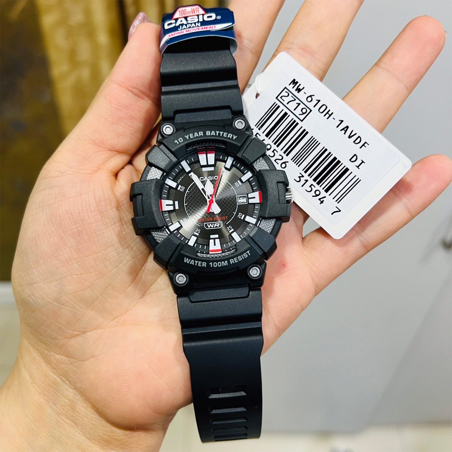Reloj Casio MW-610H-1AV Hombre - Análogo